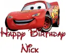 Disney Lighting McQueen with Name