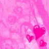 pink hearts bg