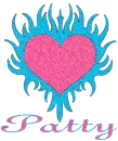 Patty Flaming Heart