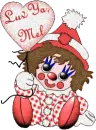 Clown with Saying
