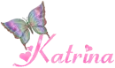 Glitter Butterfly with Name