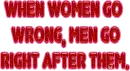 WOMEN GO WRONG