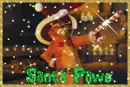 Santa Puss-n-Boots from Shrek the Halls (with sparkles)- Santa Paws