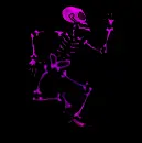 dancing skeleton