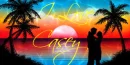 Couple at Ocean Tag- I Love Casey