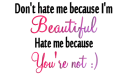 I'm Beautiful
