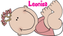 Baby Girl lying on back- Leonisa