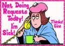 Sick Woman (glitter)- Not Doing Requests Today (sick gina)