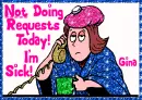 Sick Woman (glitter)- Not Doing Requests Today (sick gina)