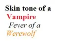 vampire werewolf