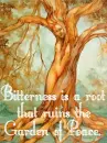 Woman Tree with Roots- Bitterness is the root...