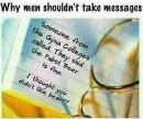 Men taking Messages LOL