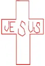 Cross saying Jesus