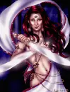 sexy girl with swords