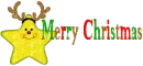 Merry Christmas rudolph star