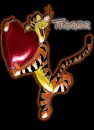 tigger with a heart