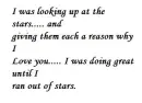 Ran out of stars