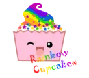 Rainbow cuppycake :D