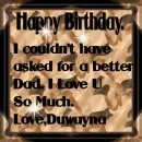 Happy Birthday Dad