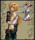 Guy with bloody axe
