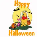 Pooh & Piglet Trick-or-Treating- Happy Halloween