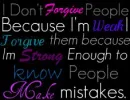 forgive