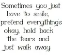 walk away