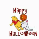 Pooh & Piglet- Happy Halloween