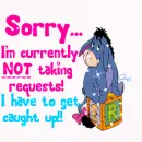 Eeyore on Blocks (with sparkles)- No Request