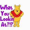 Angry Pooh (with lightning effects)- What You Lookin' At?!?