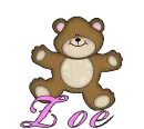 Zoe with Teddy