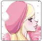 girl in pink