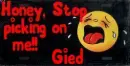 Smiley Crying Tag- Honey Stop...(Gied)