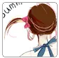 blue bow