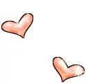 orange hearts