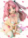 Sexy Pink Haired Girl Anime (with floating hearts)- Gina