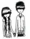 emo couple
