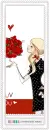 blonde enakei girl with rose