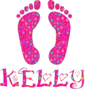 groovy hippy feet (kelly)