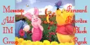 Pooh & Friends in field of flowers Contact Table