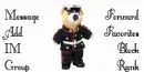 Marine Corp Bear Contact Table