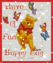 winnie the pooh around butterflies