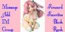 Pink Haired Anime Contact Table