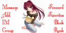 Red Haired Anime Contact Table