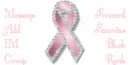 Breast Cancer Awareness Ribbon Contact Table