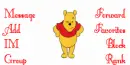 Angry Pooh Contact Table