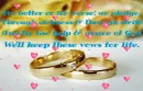 Wedding Rings (with floating hearts)- Poem
