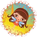 cute orange fairy