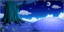 blue night