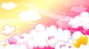 pink clouds